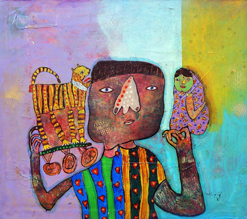 Shahid Parvez + His toys